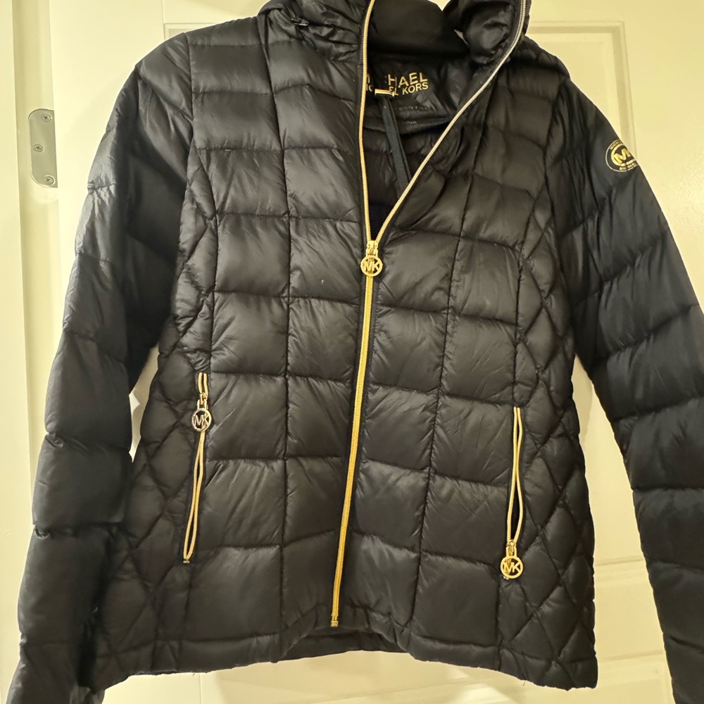 Michael Kors Black Quilted Jacket